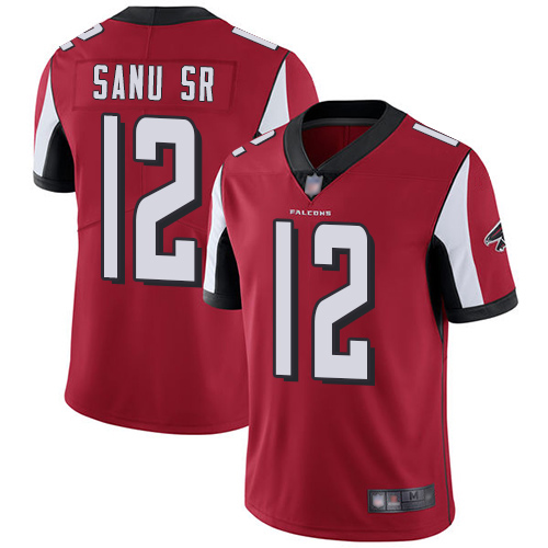 Atlanta Falcons Limited Red Men Mohamed Sanu Home Jersey NFL Football #12 Vapor Untouchable->atlanta falcons->NFL Jersey